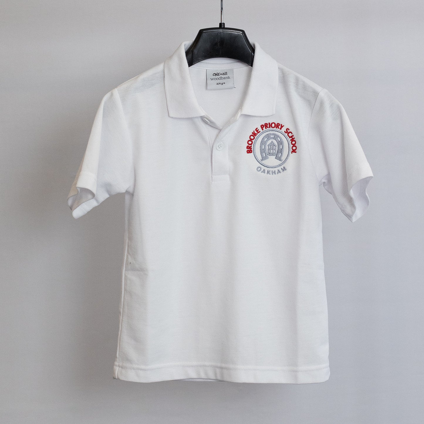 White Brooke Priory Cotton Polo Shirt