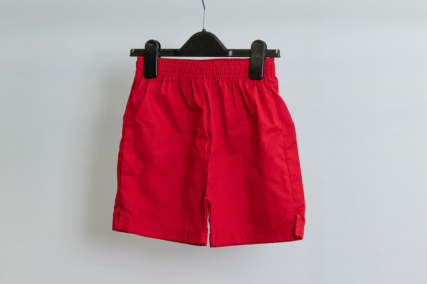 Red Cotton Shorts