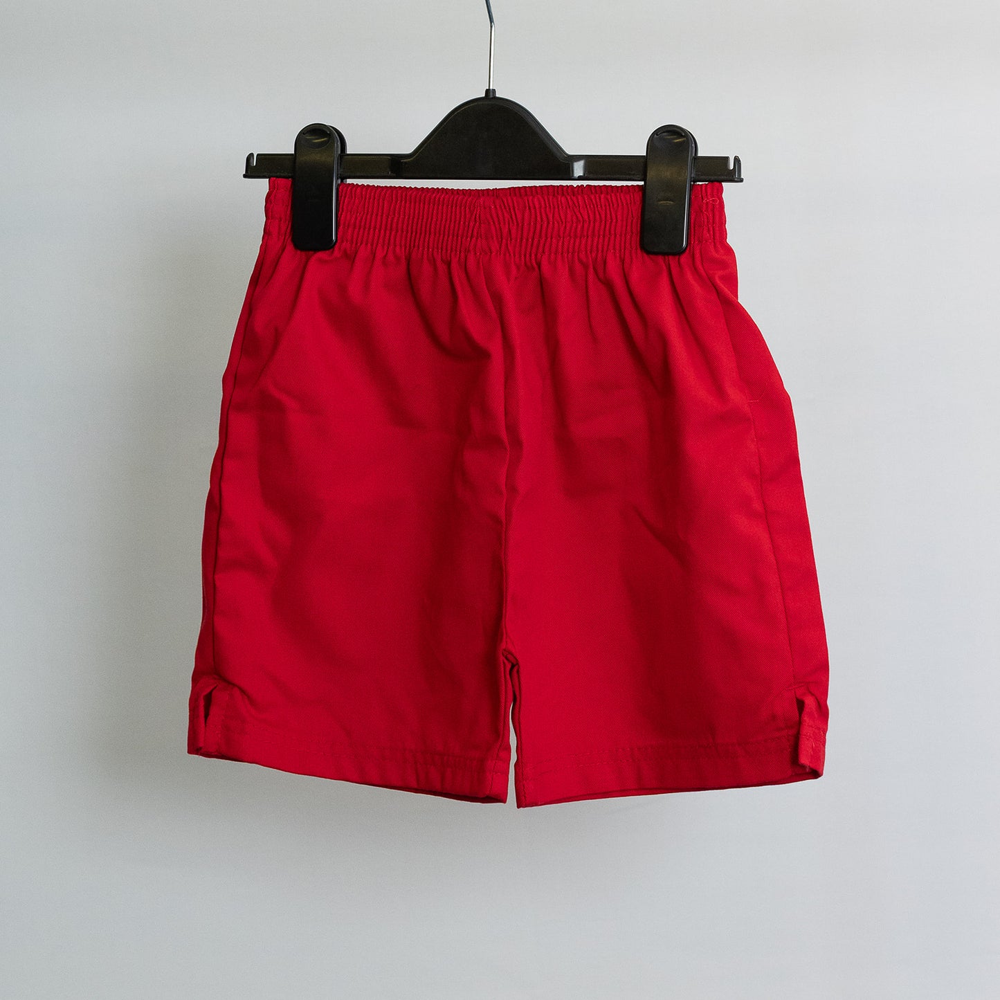 Red Cotton Shorts